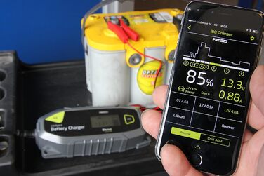 Мікропроцесорний зарядний пристрій Pro User 16636 Bluetooth 4A IBC 4000B, чорний IBC4000B