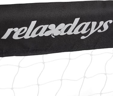 Футбольні ворота Relaxdays, професійні футбольні ворота для дітей та дорослих, з сіткою, для саду, розміри В 110x150x75 см, сірі/чорні