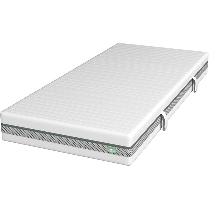 Матрац Hero Balance Duo з холодної піни Ергономічний 7-зонний матрац з холодної піни 2-в-1 H2 та H3 Сертифіковано Oeko-Tex Гіпоалергенний та антибактеріальний Висота 20 см 90 x 200 см H2 та H3 90 x 200 см