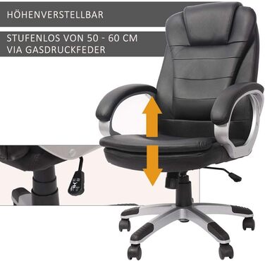 Ігрове крісло Melko Ергономічне офісне крісло чорного кольору Офісне гоночне крісло Настільне крісло Крісло керівника Ігрове крісло Геймерське крісло Гоночне спортивне крісло Обертове крісло Крісло для ПК Ігрове крісло