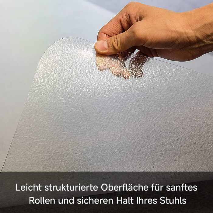 Захисний килимок для підлоги, прозорий килимок для офісних стільців для твердих підлог, різні розміри, нековзний килимок для стільців - 90x120 см Прозорий 90120 см