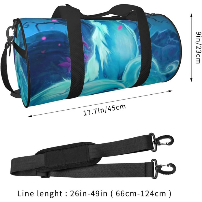 Тропічний пляж, пальми, захід сонця, кругла форма, велика місткість, дорожня сумка, легка та міцна, подарунок для піших прогулянок, відпустки, ділових поїздок та іншого, Magic Blue Fox, універсальний розмір