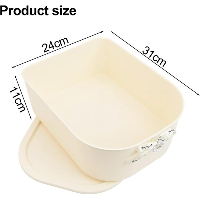 Коробка для зберігання шкарпеток та спідньої білизни, розділена на відділення, компактна для використання в шухлядах або шафах, для жінок та чоловіків, 24 x 31 x 11 см