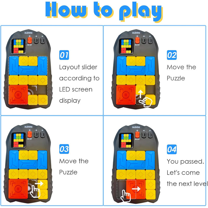 Із понад 500 рівнями, електронною портативною грою, складними головоломками, навчальними і навчальними іграшками для дітей і дорос