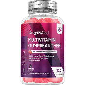 Мультивітамінні жувальні цукерки WeightWorld (120 шт.)