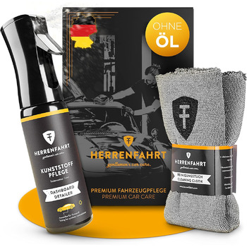 Внутрішній набір з ганчіркою з мікрофібри та подарунковою коробкою - Пластиковий догляд за салоном автомобіля Набір із 2 предметів