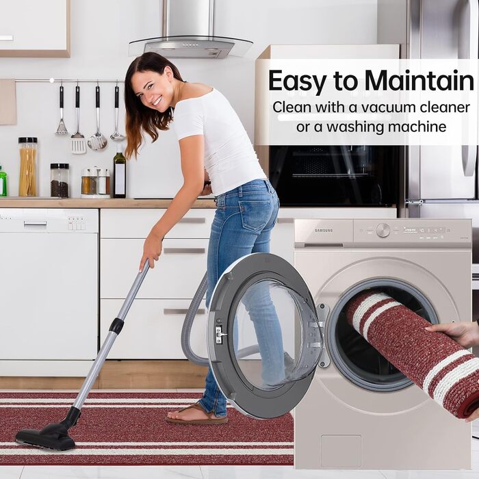 Кухонна доріжка COSY HOMEER нековзна 2 шт. и, 690 см 6152 см, кухонний килимок, який можна прати, нековзний, брудовідштовхуючий ку