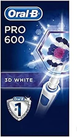 Електрична зубна щітка Oral-B PRO 600 3DWhite від Braun