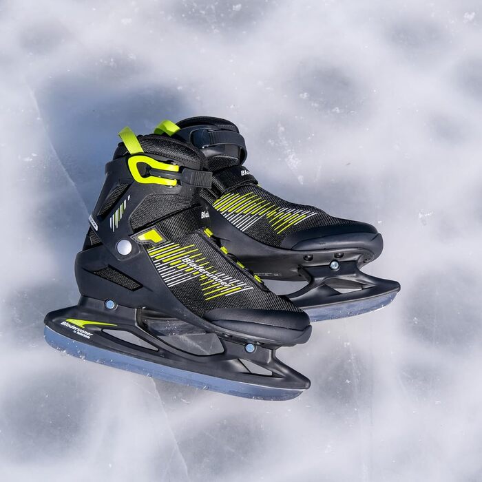 Універсальні ковзани Bladerunner Igniter Ice для ковзанів-любителів, чоловічі, чорні/лаймові, 39 (Велика Британія 6 / США 7)