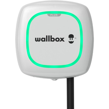 Зарядний пристрій Wallbox Pulsar Plus для електромобілів. З регульованою потужністю до 22 кВт. Зарядний кабель типу 2, підключення