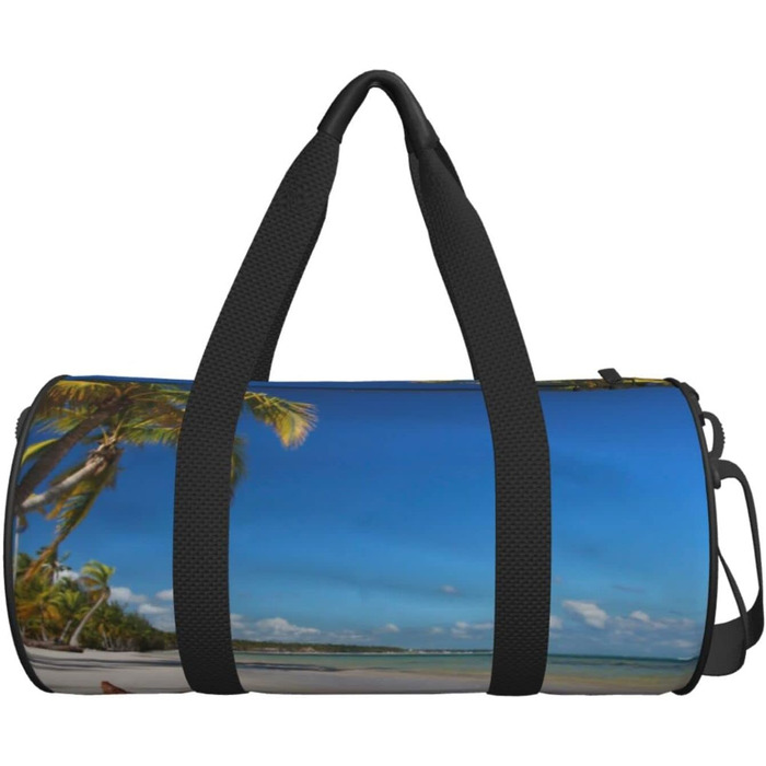 Дорожня сумка-мішок з кокосовою пальмою та пляжним мотивом, унісекс, спортивна сумка