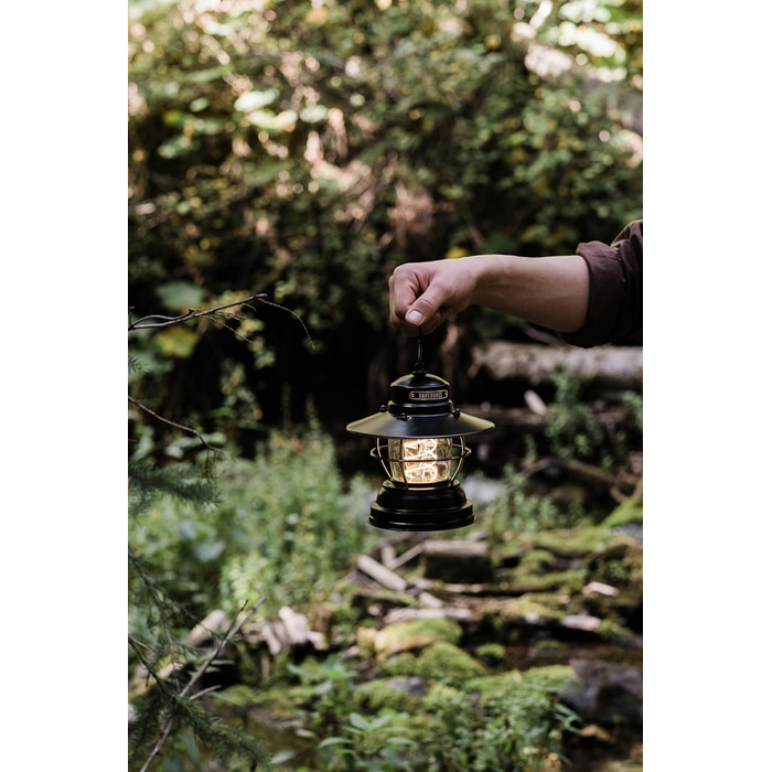 Ліхтар Barebones Outpost - вінтажний вуличний ліхтар зі спіральним шнуром у стилі Едісона, 3 варіанти живлення, водонепроникний ліхтар для кемпінгу, патіо та саду (батарейки не входять до комплекту), антична бронза