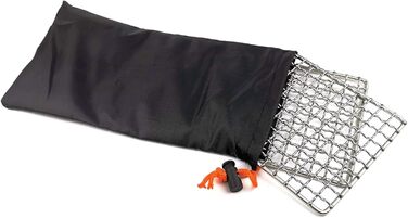 Грилі Bushcraft, грилі для походів, приготування їжі на багатті, решітка для гриля, високоміцне сітчасте спорядження для кемпінгу, пішого туризму, походів, 2 шт.