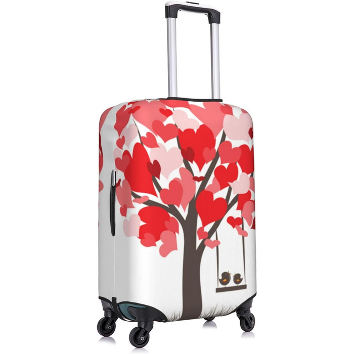 Чохол для валізи Дерево Любові, еластичний захист від подряпин, розмір XL, чорний (95 см)
