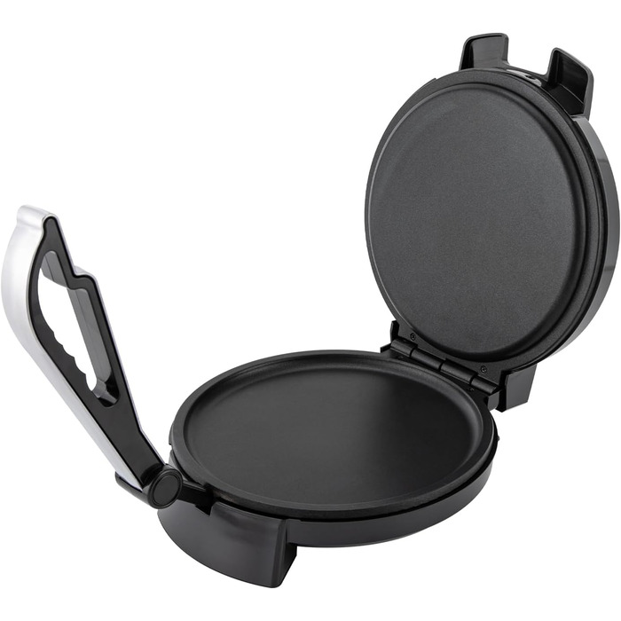 Електричний прес для тортильї чапаті Двостороння нагрівальна млинниця з нержавіючої сталі для чапаті, тортильї, коржів 1200 Вт