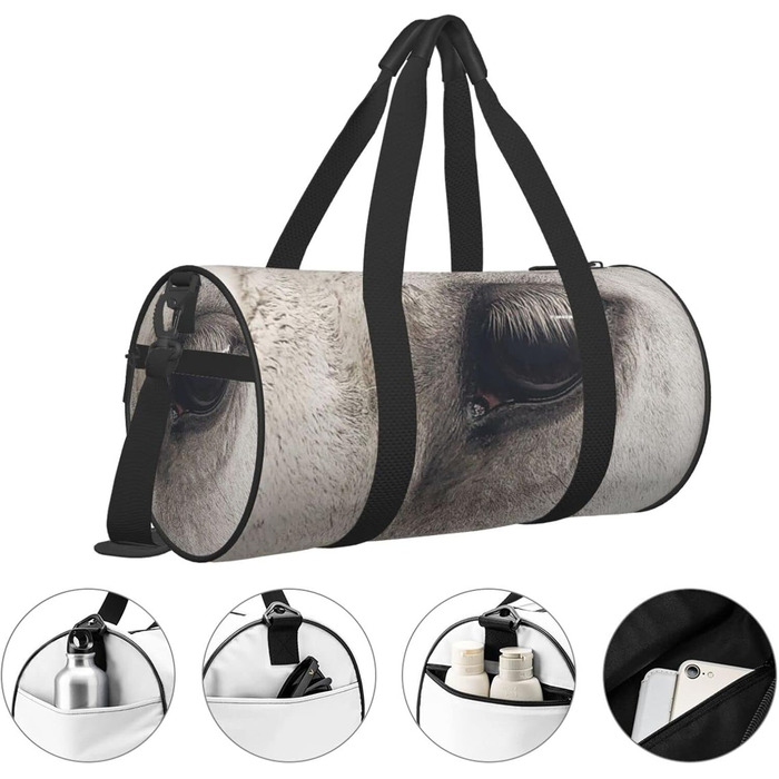 Універсальна спортивна сумка-дорожня, біла, для чоловіків та жінок, велика сумка для тренувань та подорожей