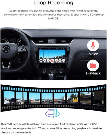 Автомобільна камера Автомобільний відеореєстратор Відеореєстратор Приладова камера 140 Ширококутова камера USB Міні-рекордер, нічн