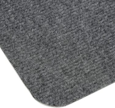 Набір із 15 самоклеючих килимків для сходів, нековзні, захисні килимки для сходів, підходить для дітей, людей похилого віку та домашніх тварин, 65 x 21 см, сірий, прямокутний