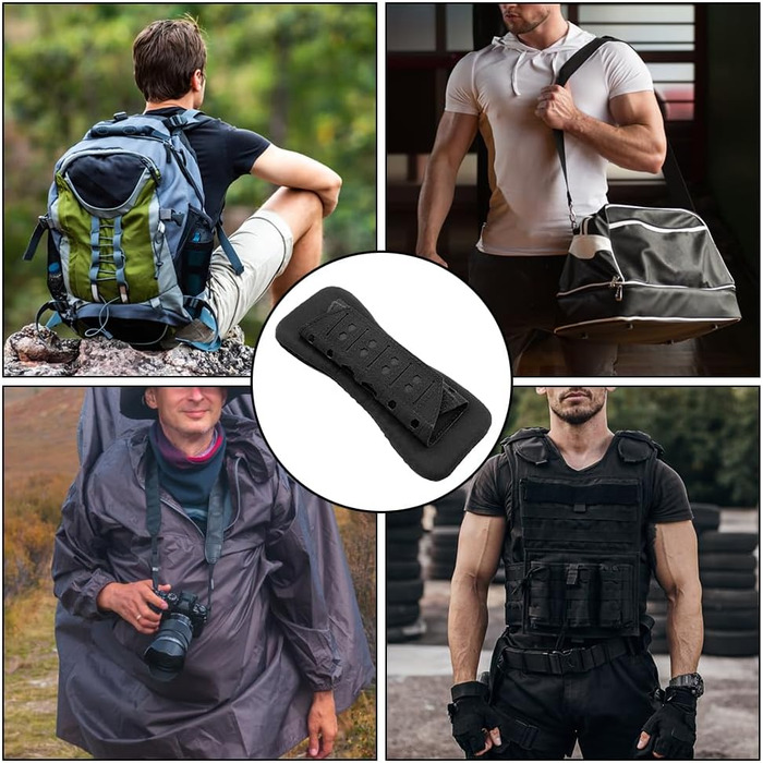 Наплічний ремінь для перенесення, знімна протиударна накладка на ремінь рюкзака Тактична мяка сітчаста підкладка для жилетів Рюкзаки Ремінці для гітари Сумка для риболовлі