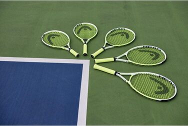 Тенісна ракетка HEAD Extreme Junior 26 2024, лаймова, зі струнами, 245 г, розмір L, 9-11 років