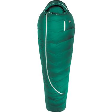 Спальний мішок Grezi Biopod DownWool Subzero 185, 215x85x50 см, 1000 г, розмір упаковки Ø20x32 см, кемпінг/будинок/намет, зріст до 185 см, сосново-зелений