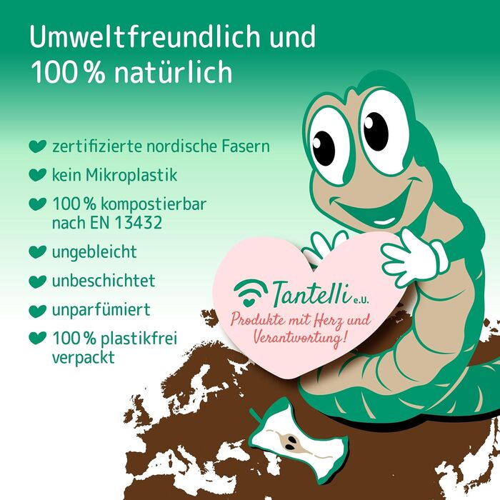 Біорозкладні крафт-паперові пакети для сміття, 10 л / 45 шт., 2016x35 см, коричневі