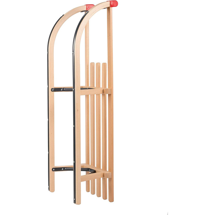 Давос санки дерев'яні санки традиційні металеві стійки дерев'яні санки дерев'яні санки 90 см