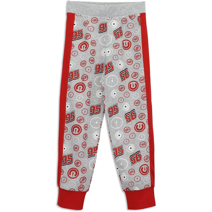 Піжами Disney Cars Піжами Блискавка МакКвін для хлопчиків Довгі піжами для дітей 3-4 років, різнокольорові