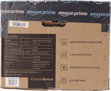 Мікрохвильова піч Toshiba MW2-MG20PF(BK)/GE 800 Вт з хрустким грилем і функцією комбінованого приготування, 5 рівнів потужності, потужність гриля 1000 Вт, чорний гриль 20 л чорний