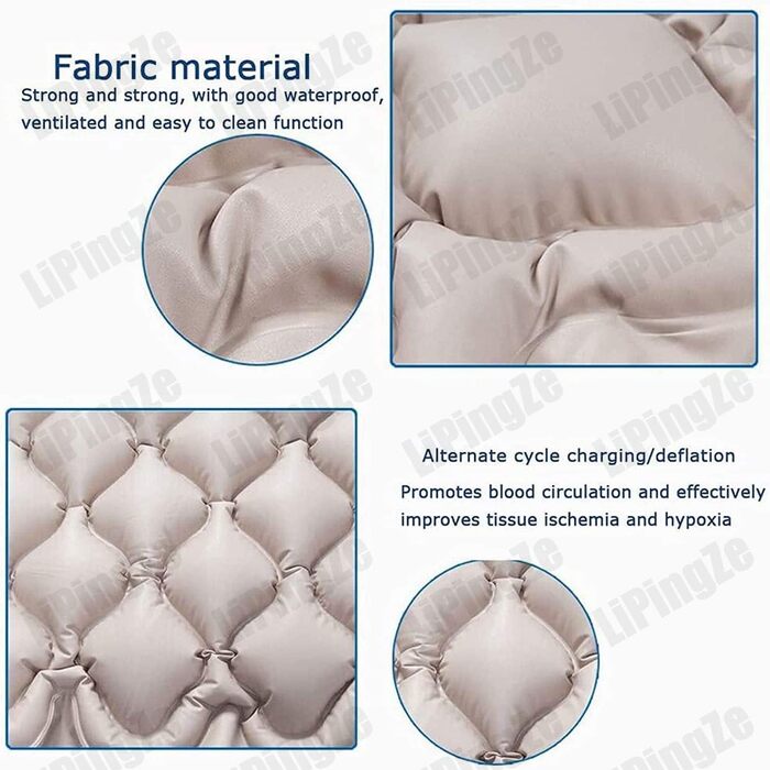 Протипролежневий надувний матрац, лікарняний замінник матраца з низькими втратами повітря для медичних покривал при пролежнях та ранах, система насоса зі змінним тиском
