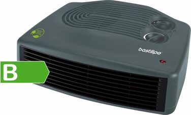 Горизонтальний вентилятор PTC преміум-графіт, 750/1500 Вт, термостат, 1500-PTC