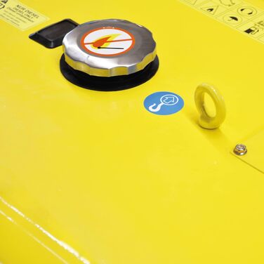 Дизельний генератор BAMATO BGE-5000D Технологія AVR 5000 Вт Електричний стартер 4-тактний дизельний двигун 7,9 к.с. Підключення 400 В, два підключення 230 В та один роз&39єм 12 В постійного струму