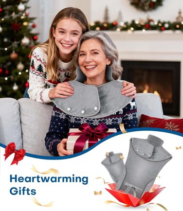 Електрична грілка для спини та плечей, 60 x 100 см, термообгортка зі швидким нагріванням, 6 температурних режимів з 4 таймерами, ковдра з підігрівом для спини з таймером автоматичного вимкнення, матеріал фланель, можна прати, 100 x 60 см