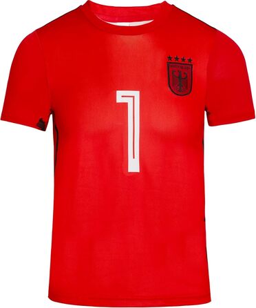 Дитяча футболка воротаря Німеччини, нова, 1, новий сезон, шорти, шкарпетки, розмір 30 (12-13 років), червона