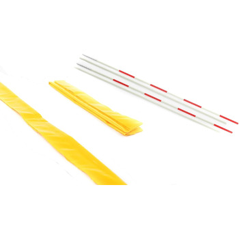 Набір волейбольних антен складне посилення і маркування волейбольної сітки жовтого кольору