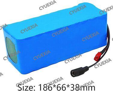 Акумулятор для електровелосипеда Pedelec, велосипедний акумуляторний блок 36V 10S2P Вбудований BMS Водонепроникний ПВХ акумулятор Електричний велосипедний акумулятор для двигуна 50W-350W із зарядним пристроєм 36V 10Ah XT60DC, 36V 10Ah