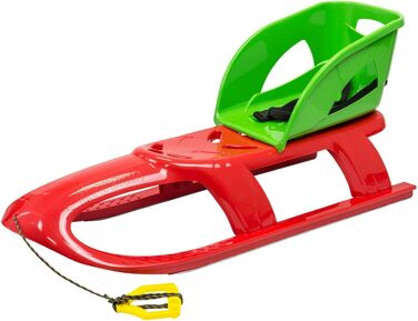 Невідомі санки Дитячі санки з пластикового троса з металевими полозами Bullet 3 кольори (сині)