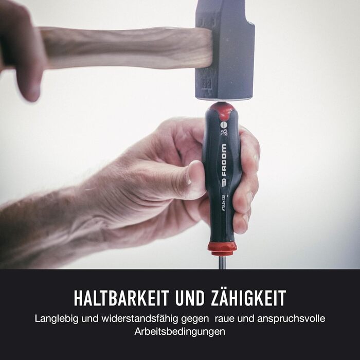 Набір викруток FACOM PROTWIST, 10 предметів, ATW.J10PB. Стандартні викрутки, 10 шт. з круглим та шестигранним жалом