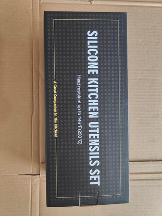 Набір кухонного посуду Wildone, 22 шт. и, повністю силіконовий, термостійкий, антипригарний, без бісфенолу А, шпатель, ложка, щипц