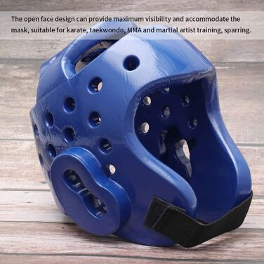 Захист голови для боксу, кікбоксингу, бойової підготовки, захисне спорядження, захист голови для регбі, захист голови для боксу, захист голови для боксу, захист голови для дорослих та дітей, синій, XL