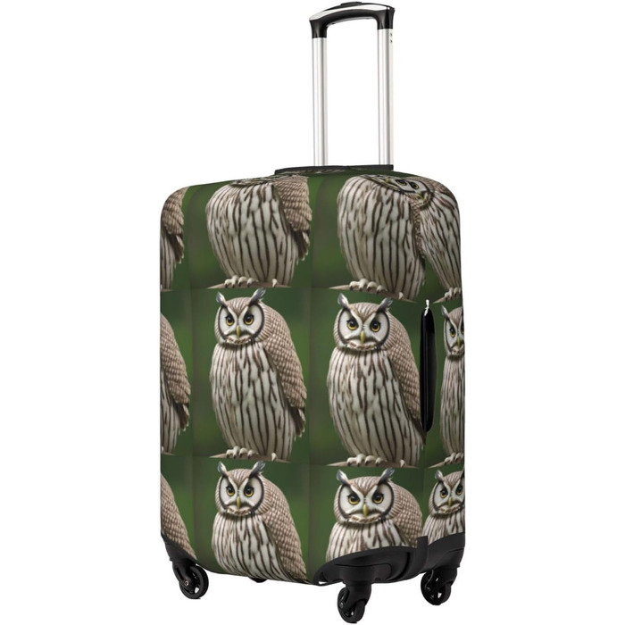 Чохол для валізи Fat Owl, міцний захист, підходить для багажу розміром 45,7 - 81,3 см, Чорний, Великий