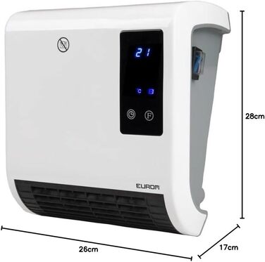 Тепловентилятор Eurom Sani Fanheat 2000R для ванної кімнати