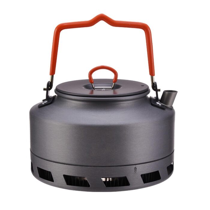 Портативний кемпінговий чайник, алюмінієвий сплав, кемпінгові кавники, свистячий чайник для кип&39ятіння, кавоварка, портативна заміна для подорожей 1,6 л