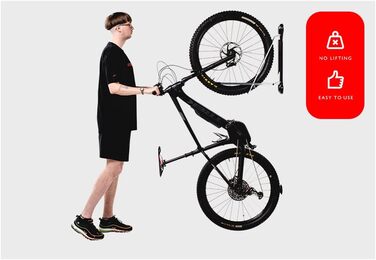 Стійка для велосипеда Steadyrack Тримач для велосипеда Настінне кріплення Стійка для eBike 2 пакети