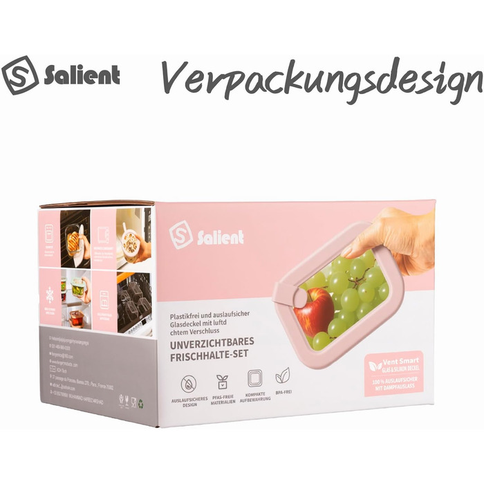 Скляні контейнери для приготування їжі, герметичні контейнери для зберігання з кришками, без пластику та бісфенолу А можна використовувати в мікрохвильовій печі, духовці, морозильній камері та посудомийній машині ідеально підходить для працюючих професіон