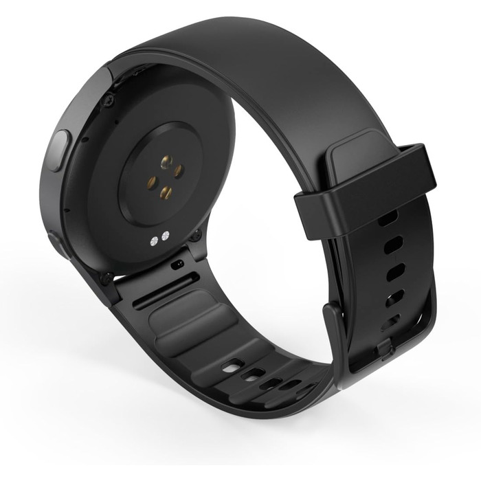 Розумний годинник Hama 8900 з GPS, водонепроникний IP68, функція телефону (сенсорний AMOLED-дисплей, голосове керування, спортивні режими, трекер сну, пульсометр, WhatsApp, годинник для бігу, пульсометр, фітнес-годинник) чорний