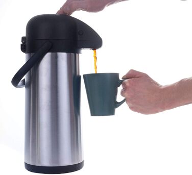 Домашній міжнародний аеропорт 3,0 л насосний горщик ізольований графин термос кавник кемпінг нержавіюча сталь