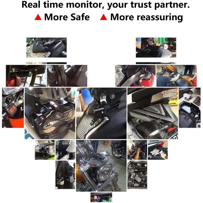 Відеореєстратор для мотоцикла, відеокамера для мотоцикла, відеореєстратор, модний HD відеореєстратор для мотоцикла, 120-градусний