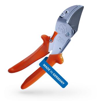 Оригінальні садові ножиці LWE 10 Professional Anvil 10.107 з обхідною геометрією - інноваційні гострі ножиці з ергономічними ручками та антипригарним покриттям на сталевому лезі для різання у садівництві