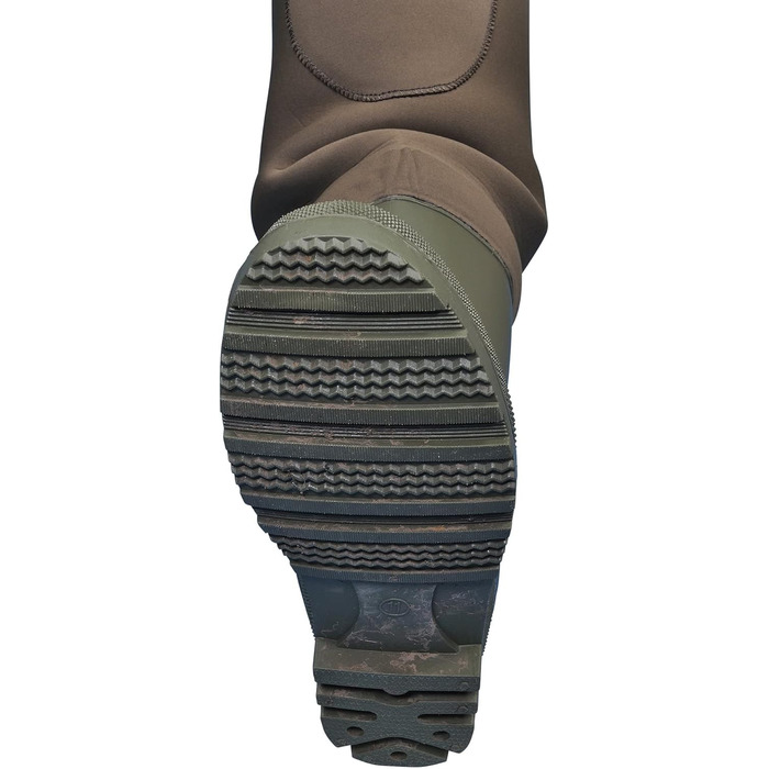 Водонепроникні неопренові вейдерси з чоботами-шипами для чоловіків та жінок - для ходьби по бровах, нахлистової риболовлі, полювання, роботи в багнюці EU 43 UK 9 US 9.5